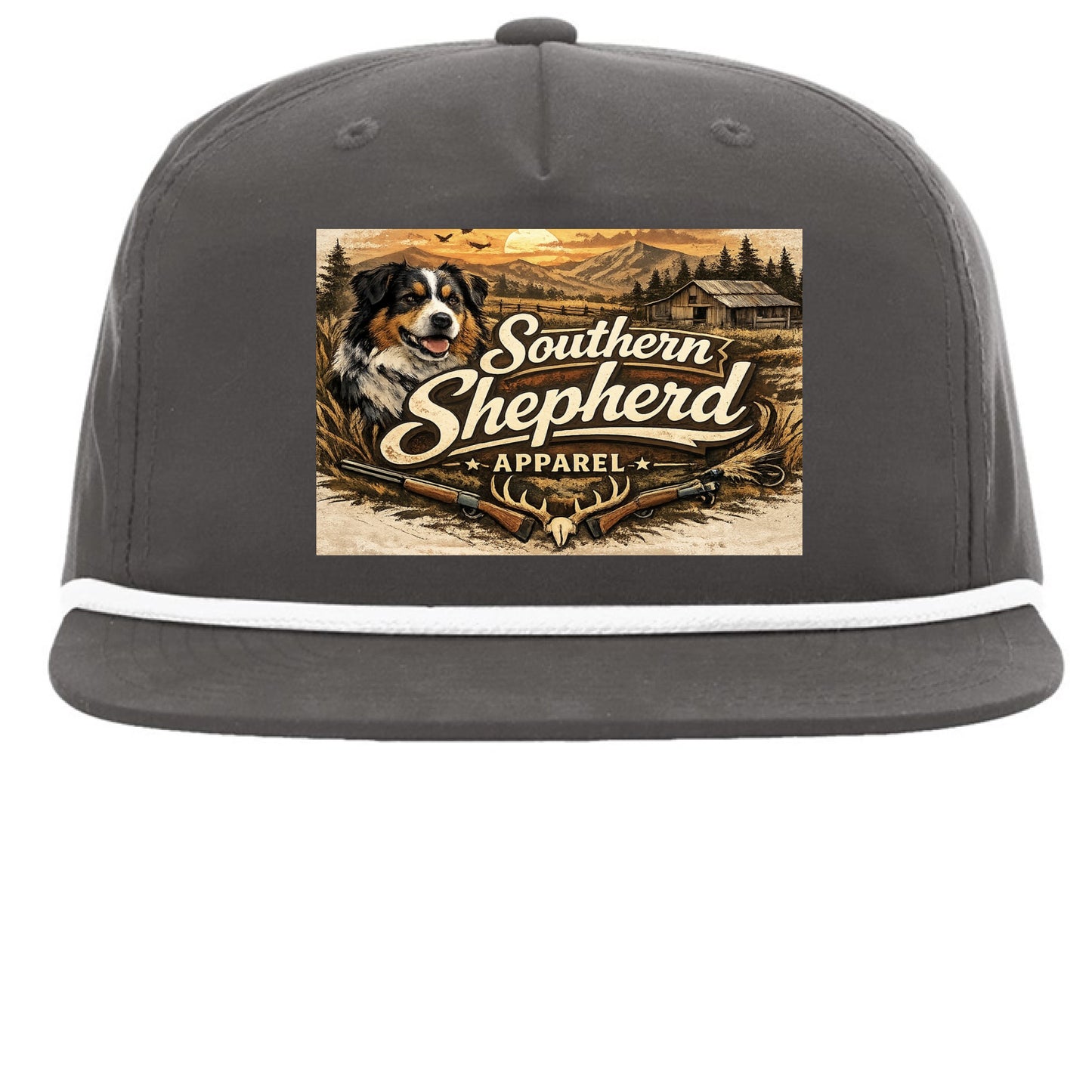 Charcoal/ White - FRONT