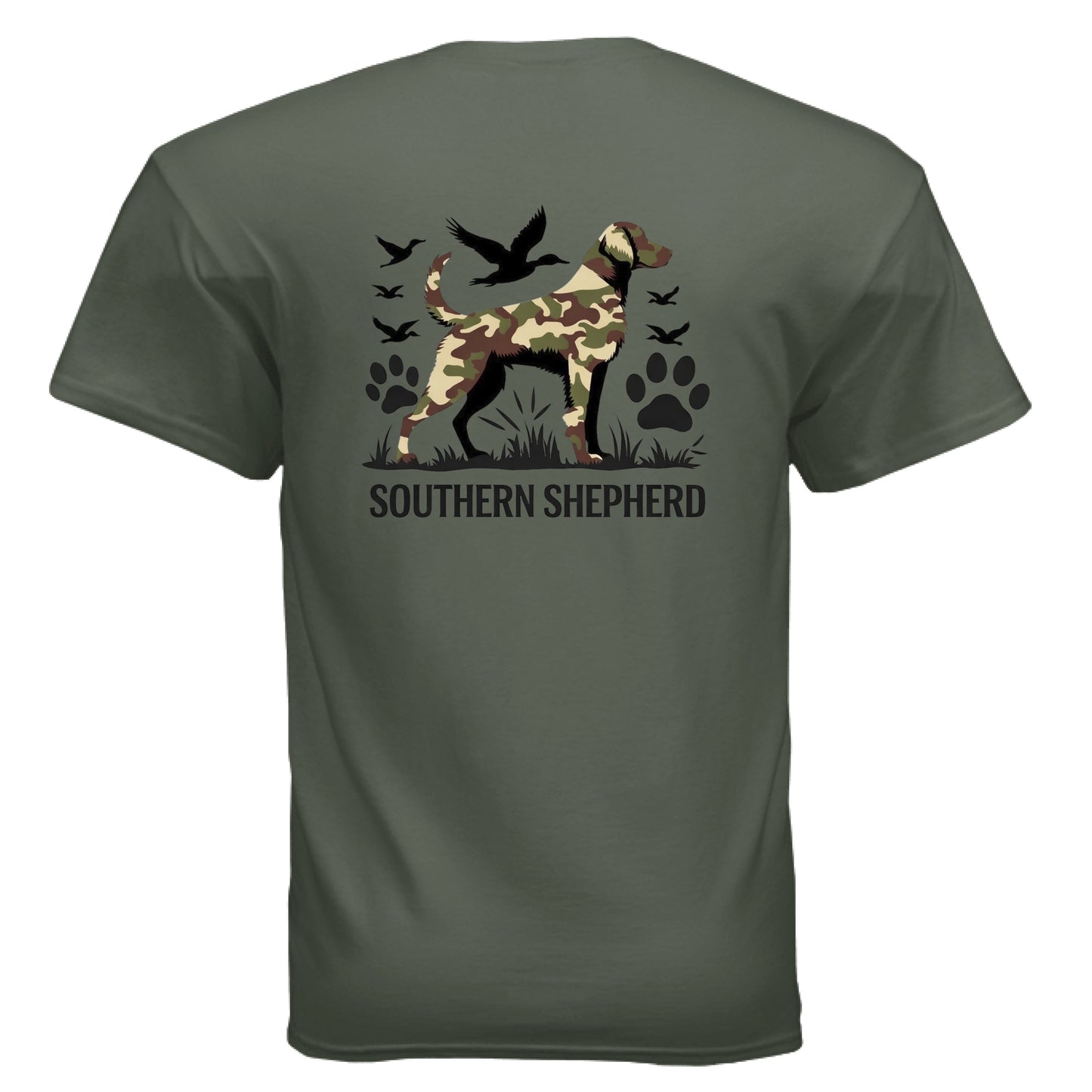 MILITARY GREEN - BACK