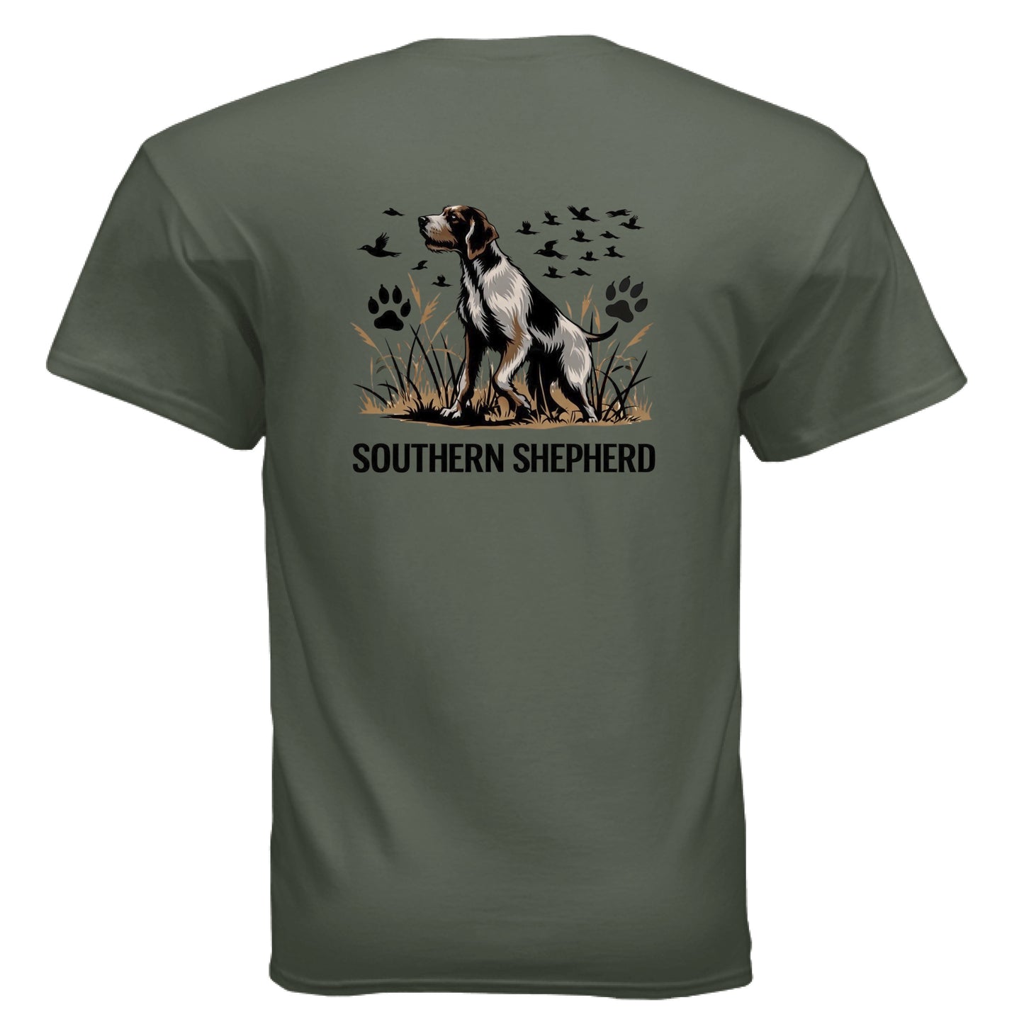 MILITARY GREEN - BACK