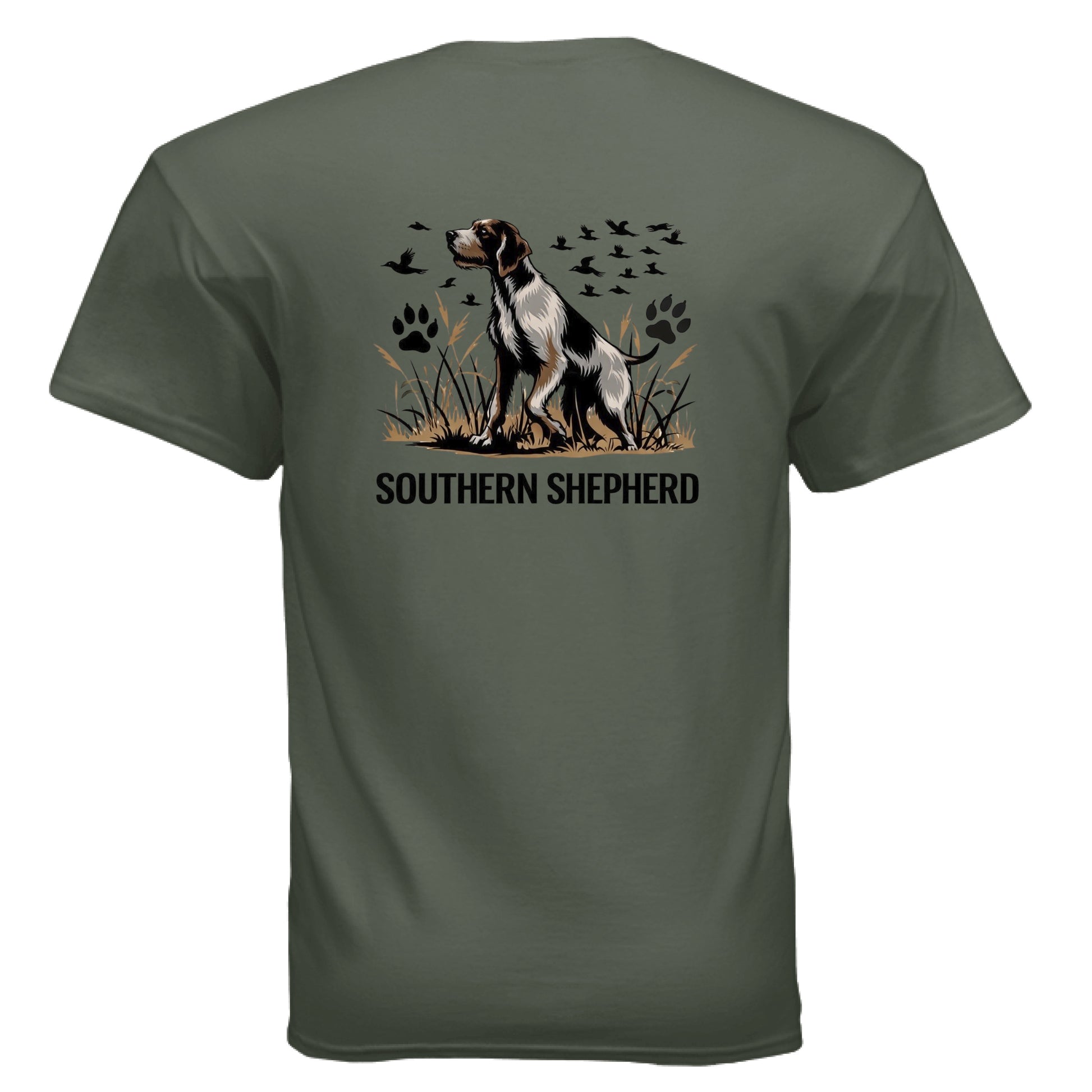 MILITARY GREEN - BACK