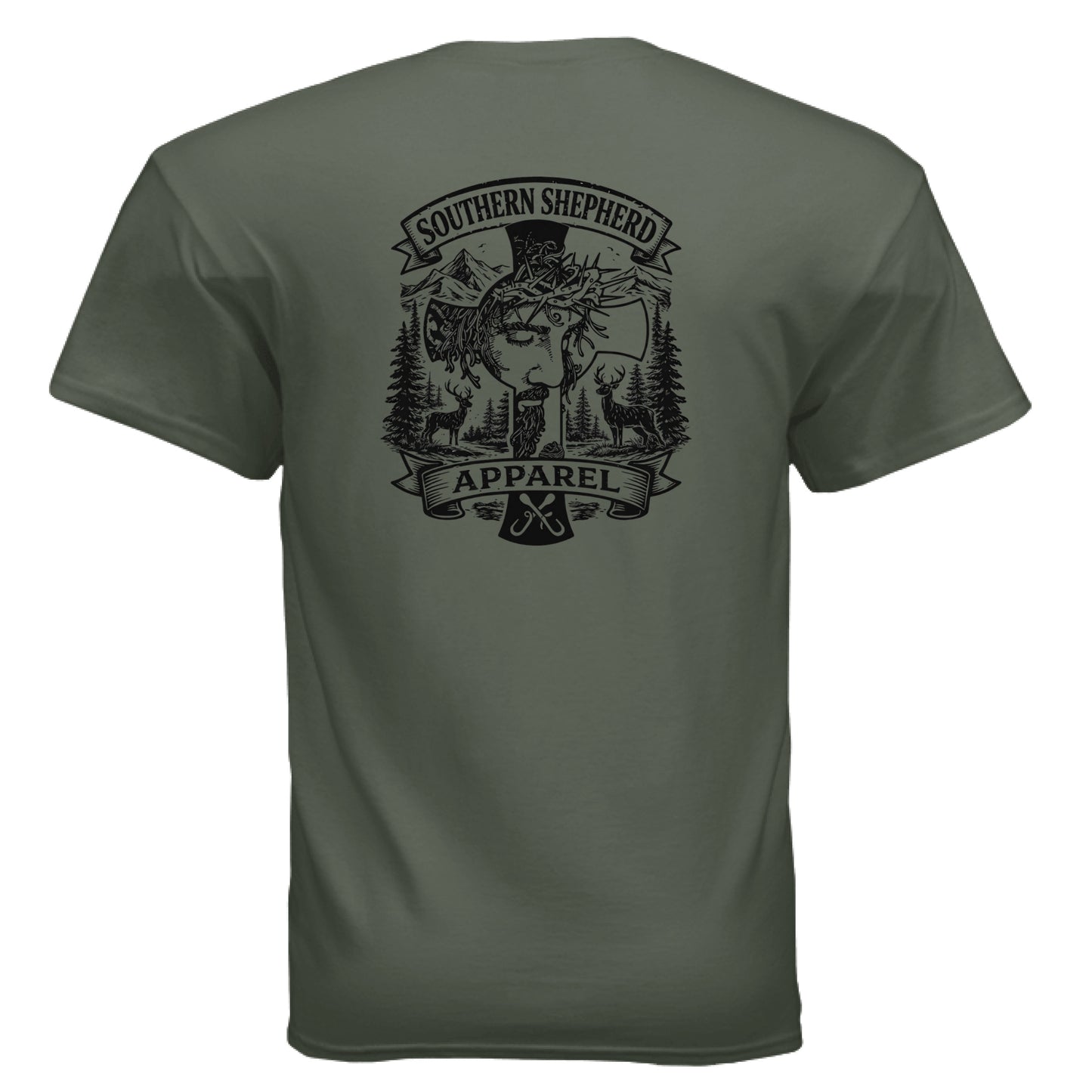 MILITARY GREEN - BACK