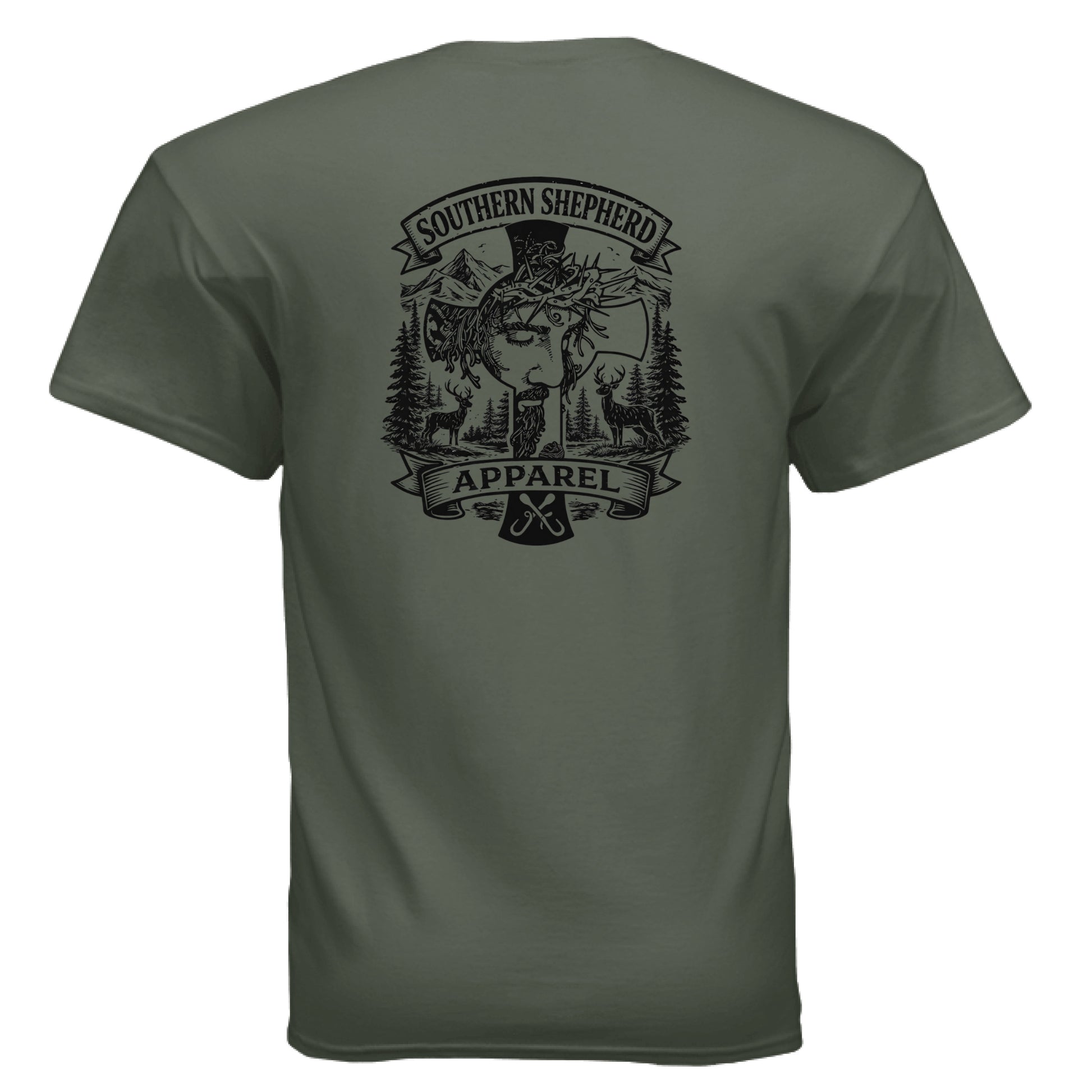 MILITARY GREEN - BACK